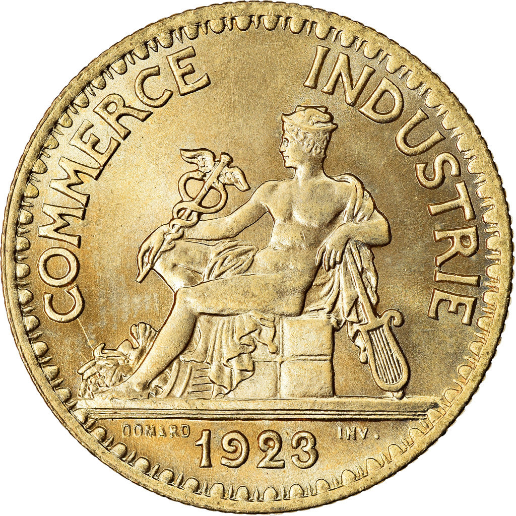 Coin, France, Chambre de commerce, 2 Francs, 1923, Paris, MS(60-62)