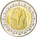 Egitto, Pound, 2008, SPL, Bi-metallico, KM:940a