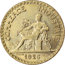 Coin, France, Chambre de commerce, 2 Francs, 1926, Paris, AU(50-53)