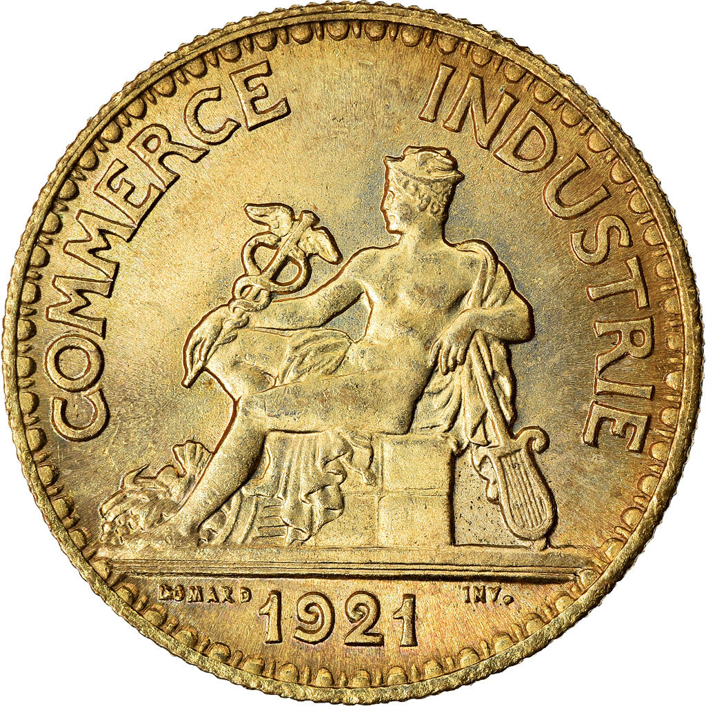 Coin, France, Chambre de commerce, 50 Centimes, 1921, Paris, MS(60-62)