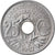Moneta, Francja, Lindauer, 25 Centimes, 1917, MS(63), Miedź-Nikiel, KM:867a