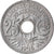 Moneta, Francja, Lindauer, 25 Centimes, 1914, MS(65-70), Nikiel, KM:867