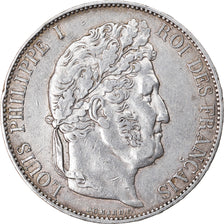 Coin, France, Louis-Philippe, 5 Francs, 1845, Lille, EF(40-45), Silver