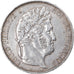Coin, France, Louis-Philippe, 5 Francs, 1845, Lille, EF(40-45), Silver