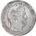 Moneta, Francia, Louis-Philippe, 5 Francs, 1831, Strasbourg, B+, Argento