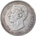 Coin, Spain, Alfonso XII, 5 Pesetas, 1876, Madrid, VF(30-35), Silver, KM:671