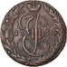 Coin, Russia, Catherine II, 5 Kopeks, 1794, Ekaterinbourg, AU(50-53), Copper