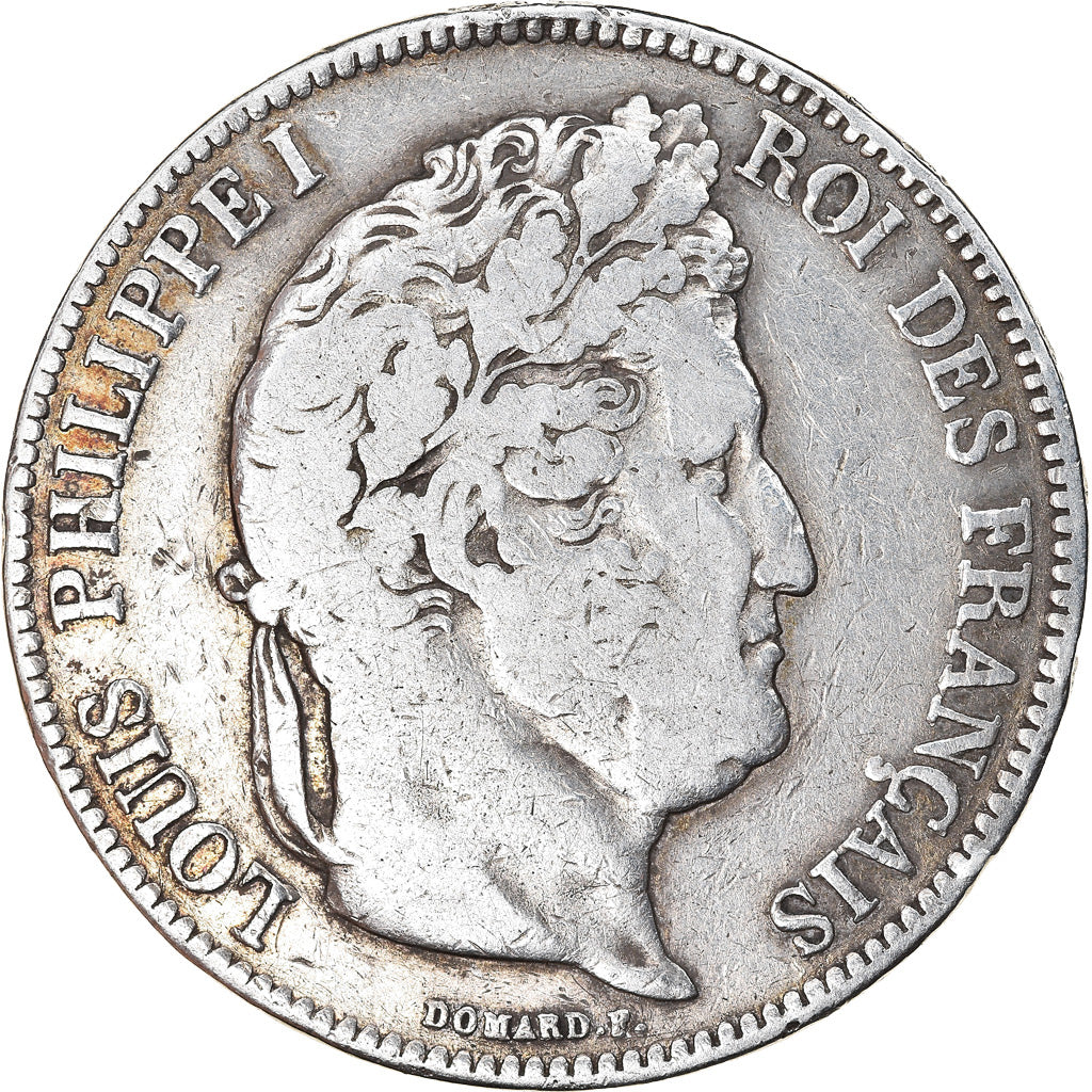 Münze, Frankreich, Louis-Philippe, 5 Francs, 1833, Limoges, S, Silber