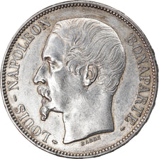 Munten, Frankrijk, Napoléon III, 5 Francs, 1852, Paris, ZF+, Zilver, KM:773.1