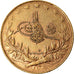 Coin, Turkey, Muhammad V, 100 Kurush, 1915, Qustantiniyah, EF(40-45), Gold