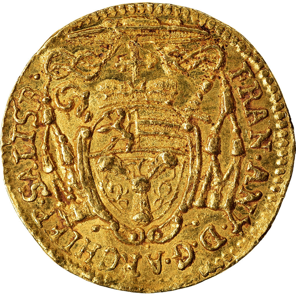 Monnaie, AUSTRIAN STATES, SALZBURG, Franz Anton, 1/4 Ducat, 1713, SUP, Or