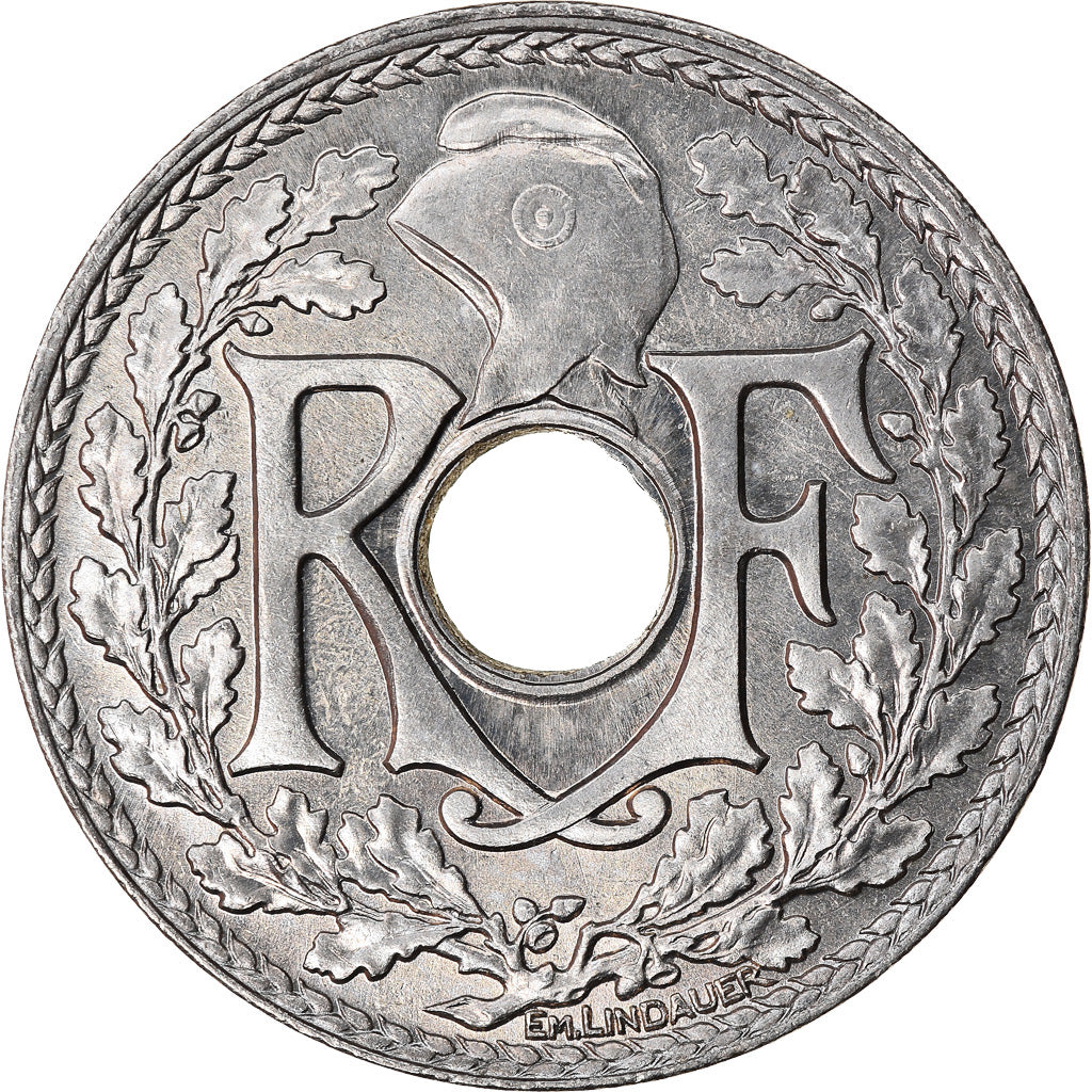 Moneta, Francia, Lindauer, 25 Centimes, 1924, Paris, FDC, Rame-nichel, KM:867a