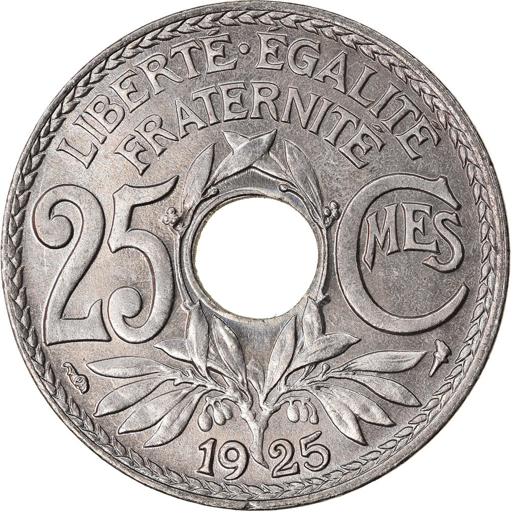 Münze, Frankreich, Lindauer, 25 Centimes, 1925, Paris, UNZ, Copper-nickel