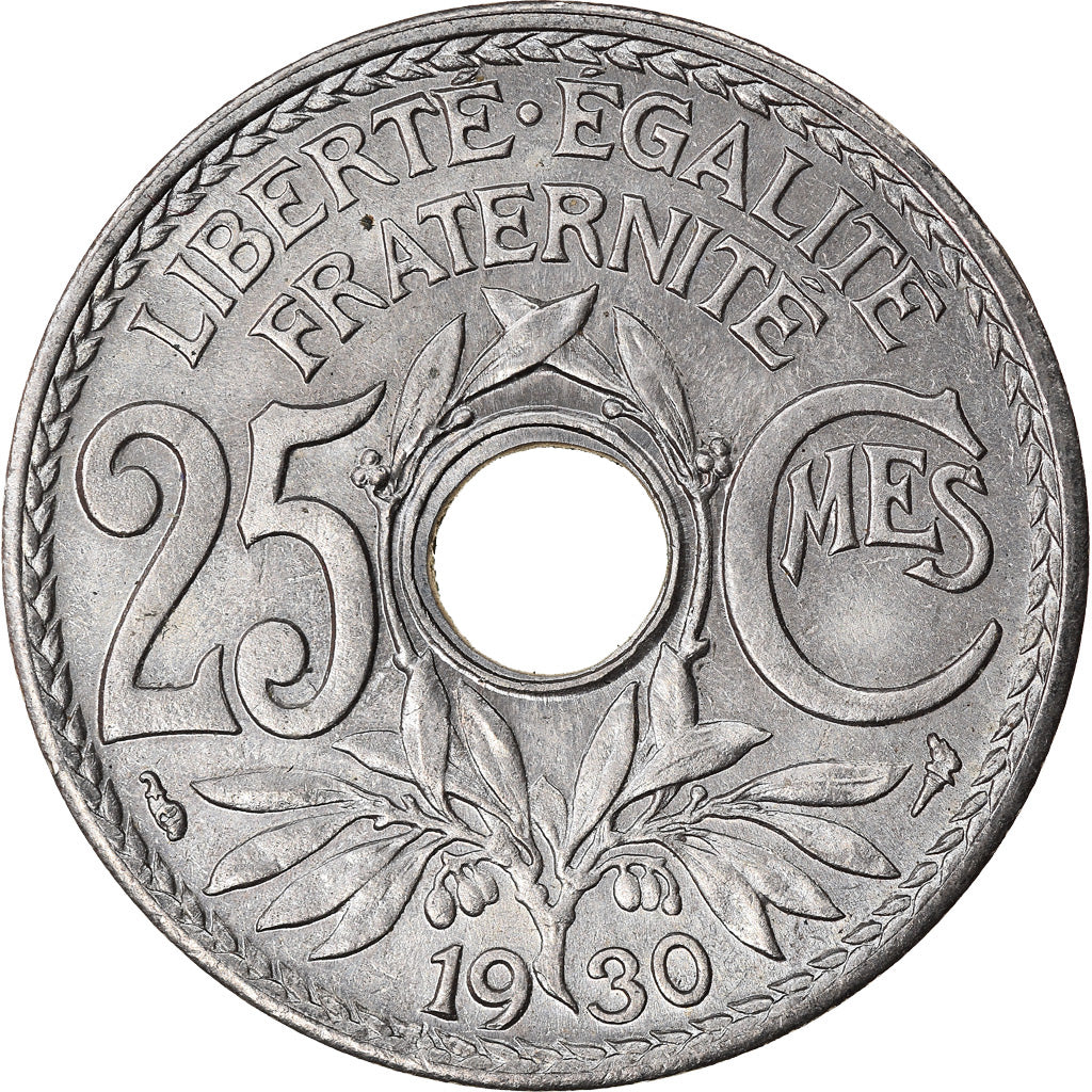 Moneta, Francia, Lindauer, 25 Centimes, 1930, Paris, SPL, Rame-nichel, KM:867a