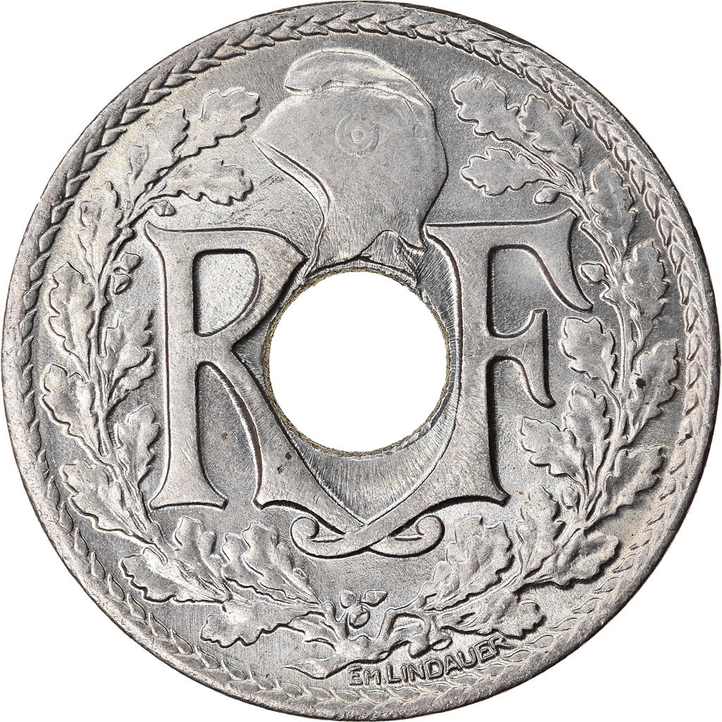 Moeda, França, Lindauer, 25 Centimes, 1931, Paris, MS(65-70), Cobre-níquel