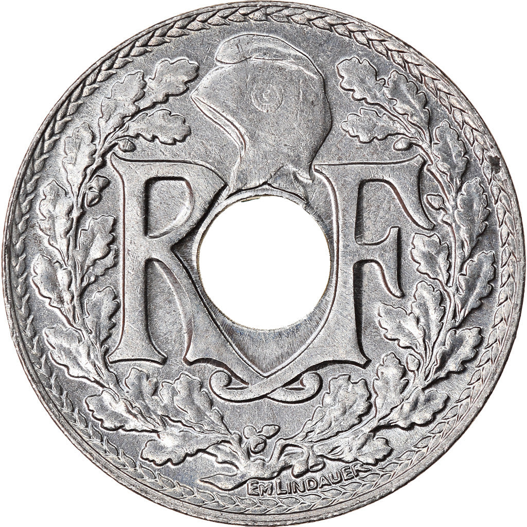 Munten, Frankrijk, Lindauer, 10 Centimes, 1924, Paris, PR+, Copper-nickel