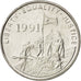 Coin, Eritrea, 50 Cents, 1997, MS(63), Nickel Clad Steel, KM:47