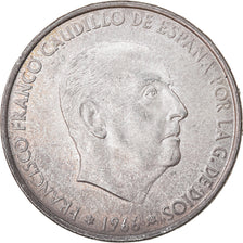 Coin, Spain, Caudillo and regent, 100 Pesetas, 1966, Madrid, AU(55-58), Silver