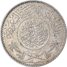 Coin, Saudi Arabia, UNITED KINGDOMS, Riyal, 1950, AU(55-58), Silver, KM:18