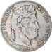 Coin, France, Louis-Philippe, 5 Francs, 1839, Rouen, VF(30-35), Silver
