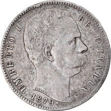 Coin, Italy, Umberto I, 5 Lire, 1879, Rome, EF(40-45), Silver, KM:20