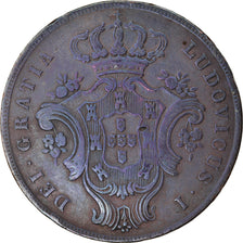 Monnaie, Azores, Luis I, 10 Reis, 1865, TTB, Cuivre, KM:14