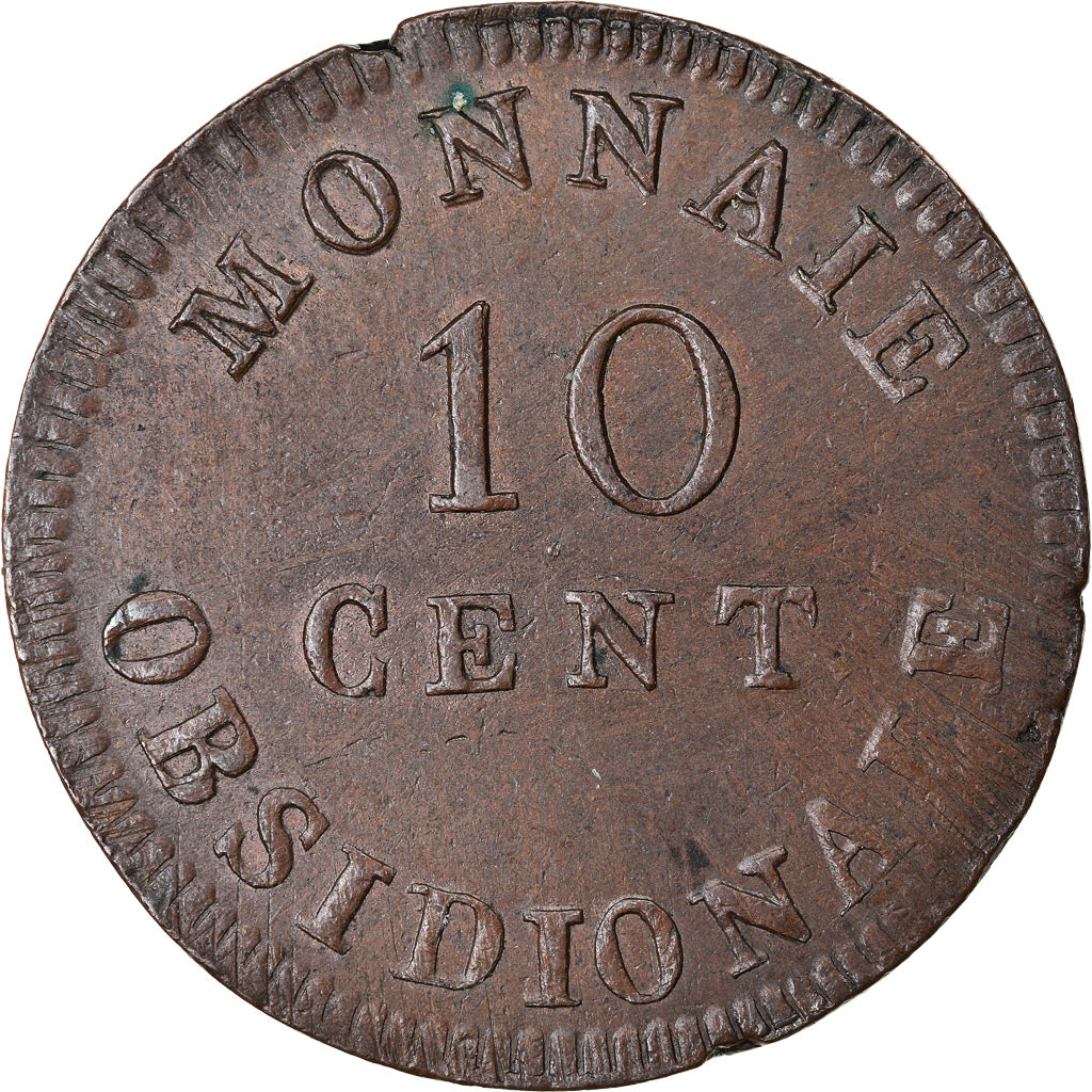 Coin, FRENCH STATES, ANTWERP, Napoleon I, 10 Centimes, 1814, Anvers, EF(40-45)