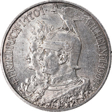 Coin, German States, PRUSSIA, Wilhelm II, 2 Mark, 1901, Berlin, MS(60-62)