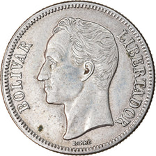 Coin, Venezuela, Gram 10, 2 Bolivares, 1945, Philadelphia, AU(50-53), Silver