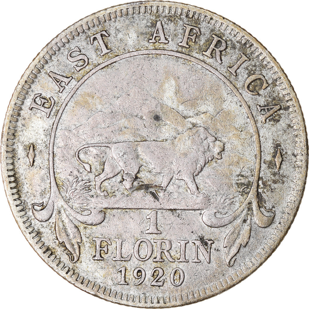 Coin, EAST AFRICA, George V, Florin, 1920, VF(30-35), Silver, KM:17