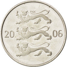 Coin, Estonia, 20 Senti, 2006, MS(63), Nickel plated steel, KM:23a