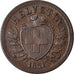 Coin, Switzerland, 2 Rappen, 1851, Paris, MS(60-62), Bronze, KM:4.1