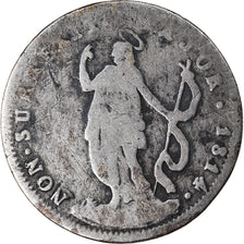 Moneta, STATI ITALIANI, GENOA, 10 Soldi, 1814, B, Argento, KM:286