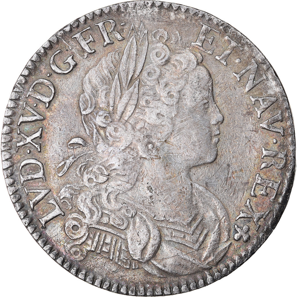 Monnaie, France, Louis XV, Écu de France-Navarre, Ecu, 1718, Paris, TTB