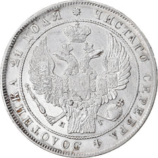 Monnaie, Russie, Nicholas I, Rouble, 1834, St. Petersburg, TTB, Argent, KM:168.1