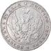 Monnaie, Russie, Nicholas I, Rouble, 1840, St. Petersburg, TB+, Argent, KM:168.1