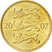 Moneda, Estonia, 50 Senti, 2007, SC, Aluminio - bronce, KM:24