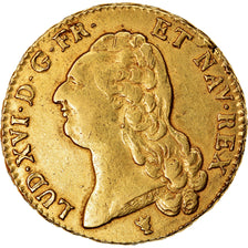 Moneta, Francja, Louis XVI, Double louis d'or à la tête nue, 2 Louis D'or