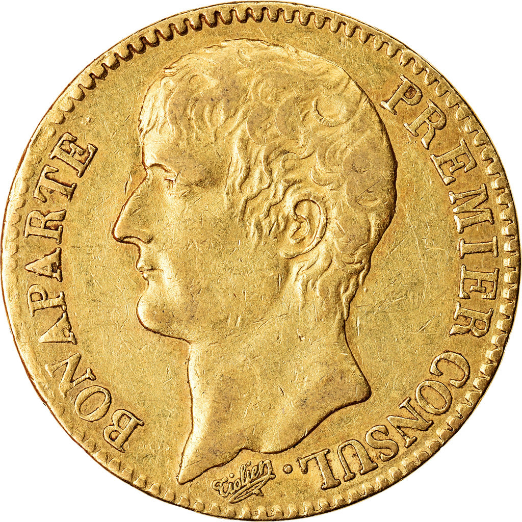 Coin, France, Napoleon I, 40 Francs, An 12, Paris, EF(40-45), Gold, Gadoury:1080