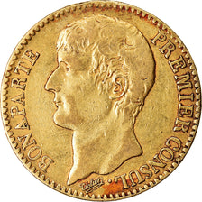 Moeda, França, Napoleon I, 40 Francs, An 12, Paris, EF(40-45), Dourado