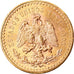 Munten, Mexico, 50 Pesos, 1944, Mexico City, PR+, Goud, KM:481