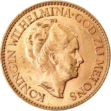 Coin, Netherlands, Wilhelmina I, 10 Gulden, 1932, Utrecht, MS(60-62), Gold
