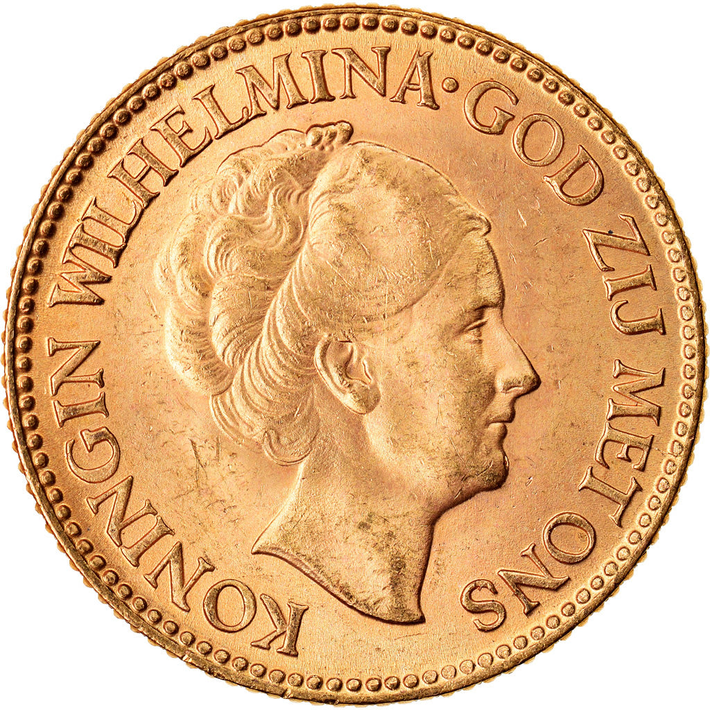 Monnaie, Pays-Bas, Wilhelmina I, 10 Gulden, 1925, Utrecht, SUP, Or, KM:162