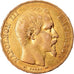 Moneta, Francja, Napoleon III, Napoléon III, 20 Francs, 1855, Paris, AU(50-53)