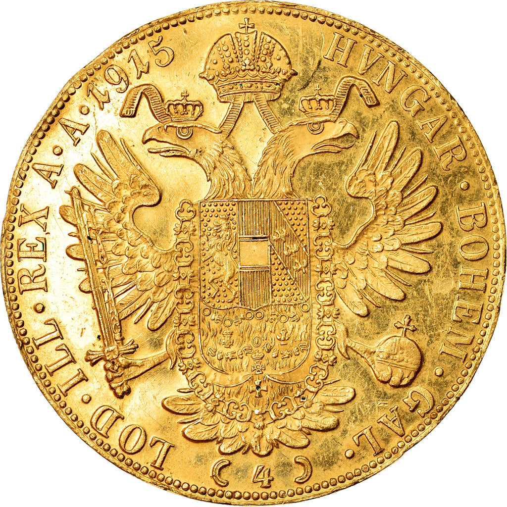 Münze, Österreich, Franz Joseph I, 4 Ducat, 1915, Vienna, Official restrike