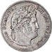 Moeda, França, Louis-Philippe, 5 Francs, 1842, Strasbourg, EF(40-45), Prata