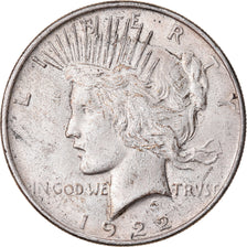 Coin, United States, Peace Dollar, Dollar, 1922, U.S. Mint, Philadelphia