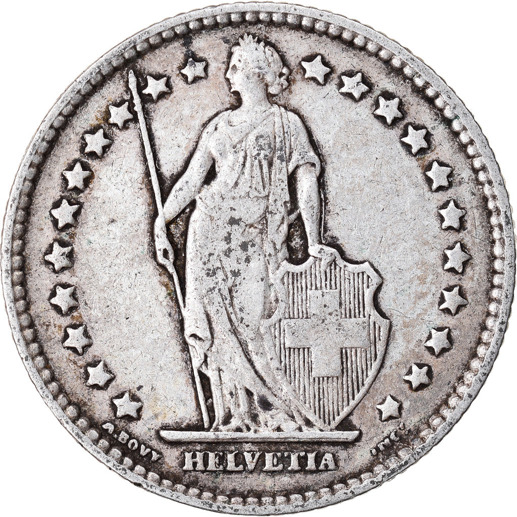 Coin, Switzerland, Franc, 1900, Bern, EF(40-45), Silver, KM:24
