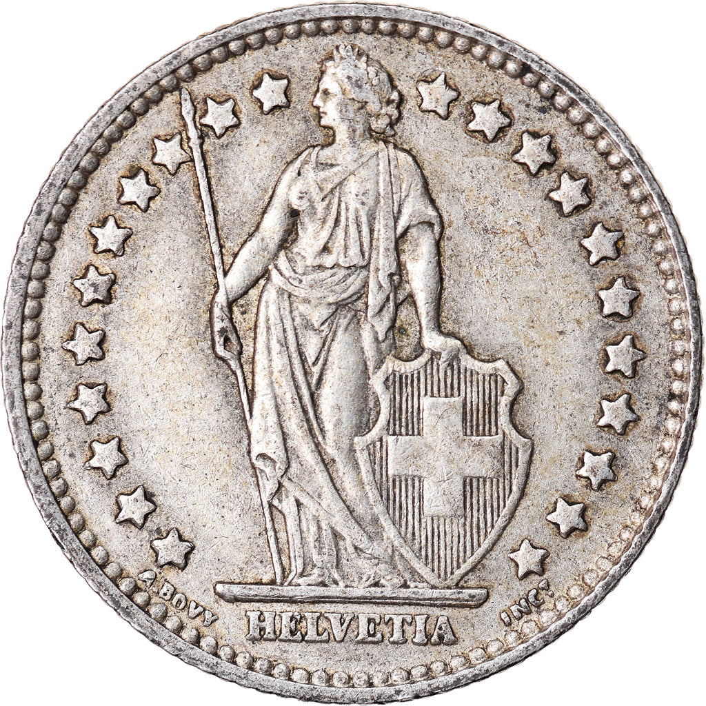 Coin, Switzerland, Franc, 1956, Bern, AU(50-53), Silver, KM:24