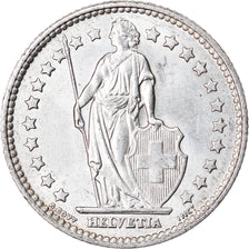 Coin, Switzerland, Franc, 1957, Bern, AU(55-58), Silver, KM:24